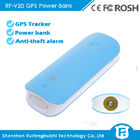 Super longtime standby anti-lost gps tracker device power bank with magic tape