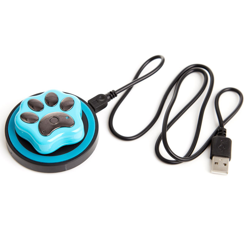 smallest mini IP66 waterproof smart pet gps tracker for cat/dog/cow with wireless charging