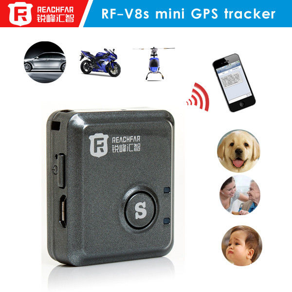 Sos alarm smart portable accurate gps tracker vehicle tracking system rf-v8s