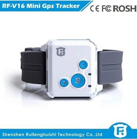 Sos button gps bracelet personal tracker for prisoner senior cell phone reachfar rf-v16